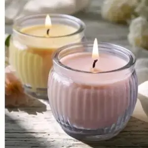 Swirl Jar Scented Candle Set of 2